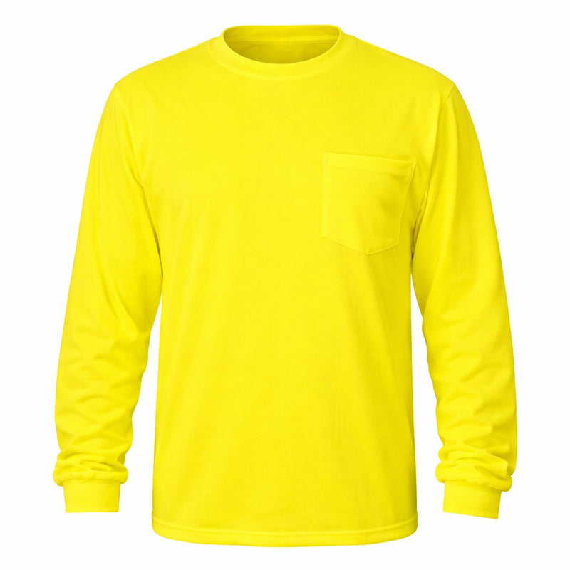Pyramex RLTS31NS Hi-Vis Long Sleeve T-Shirt, view 1 of 4