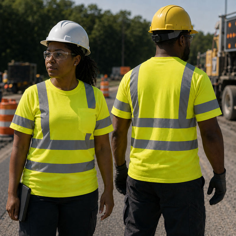 OccuNomix Type R Class 3 Hi-Vis Short Sleeve T-Shirt, LUX-SSETP3B, view 5 of 5