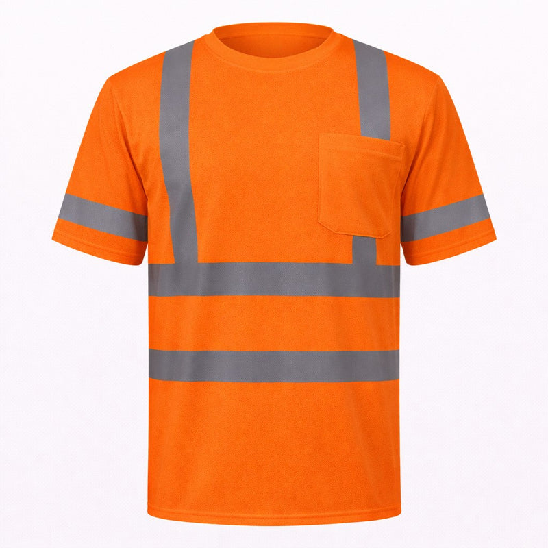 OccuNomix Type R Class 3 Hi-Vis Short Sleeve T-Shirt, LUX-SSETP3B, view 3 of 5