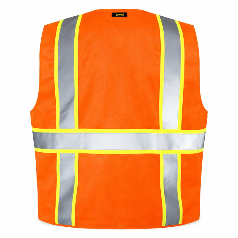 OccuNomix Type R Class 2 Hi-Vis Two-Tone Surveyor Safety Vest, LUX-ATRANS, view 4 of 5