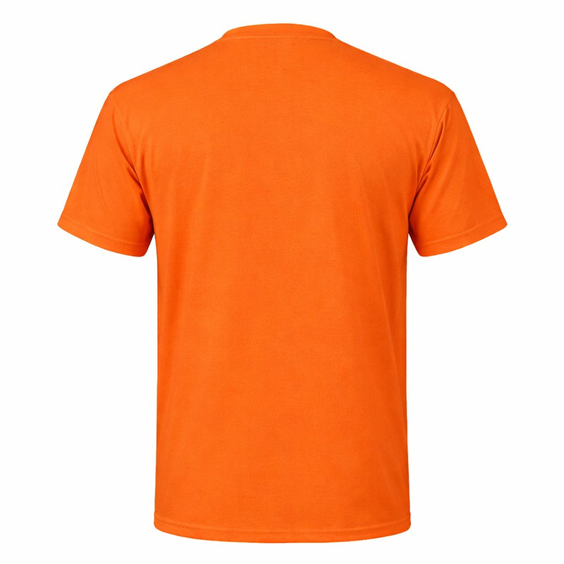 OccuNomix Hi-Vis Birdseye Short Sleeve T-Shirt, LUX-XSSPB, view 4 of 5