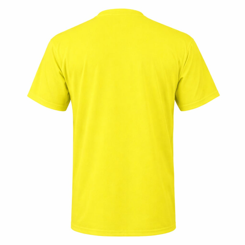 OccuNomix Hi-Vis Birdseye Short Sleeve T-Shirt, LUX-XSSPB, view 2 of 5