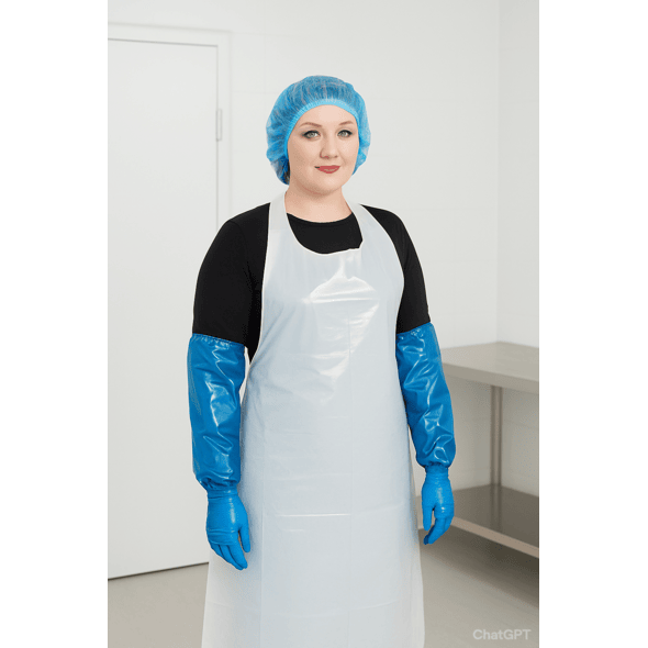50 Pack Sanitary Disposable Polyethylene Apron, view 1 of 1
