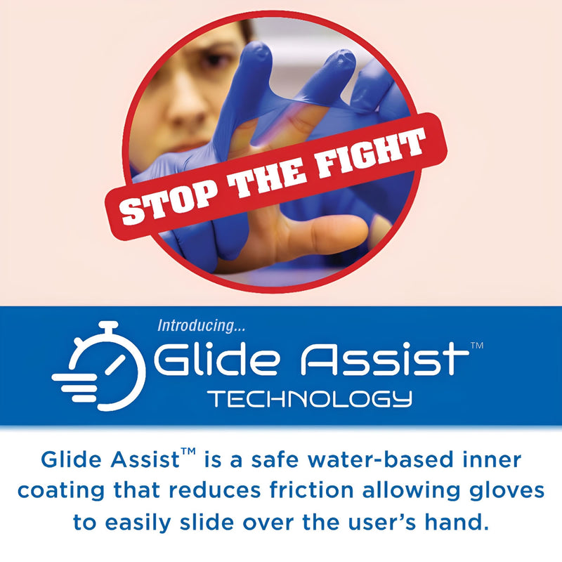 DASH Alasta Pro Nitrile Disposable Exam Grade Disposable Gloves, Blue, 3 mil, Box of 200, view 12 of 12
