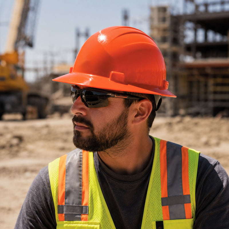 Delta Plus Americana Full Brim Hard Hat, 4-Point Ratchet Suspension, view 10 of 10