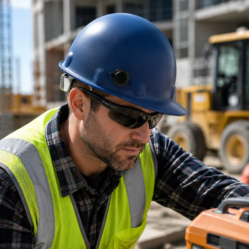 Fibre Metal Roughneck P2HNQ Hi-Heat Cap Style Hard Hat, 8-Point Ratchet Suspension, view 10 of 10