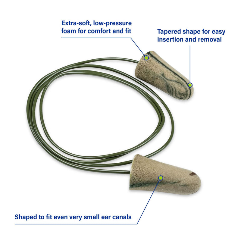 Moldex Camo Plugs Disposable Earplugs, NRR 33dB, view 5 of 7
