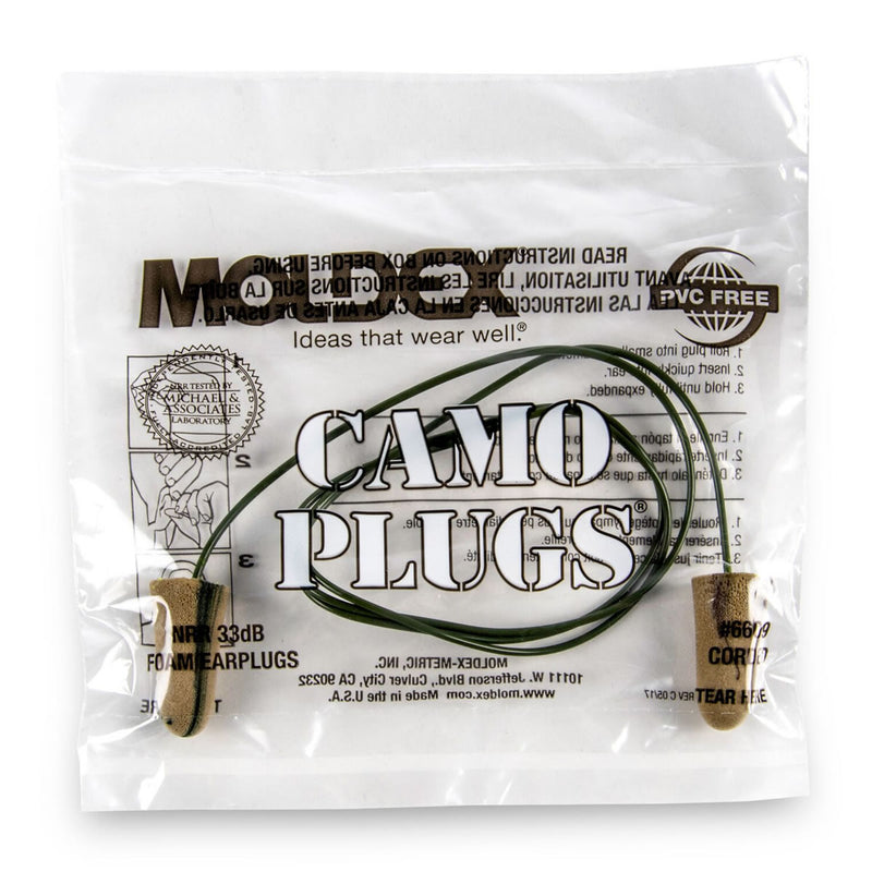 Moldex Camo Plugs Disposable Earplugs, NRR 33dB, view 3 of 7