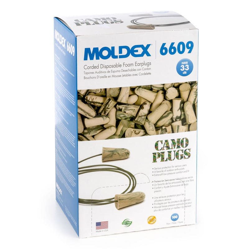 Moldex Camo Plugs Disposable Earplugs, NRR 33dB, view 4 of 7