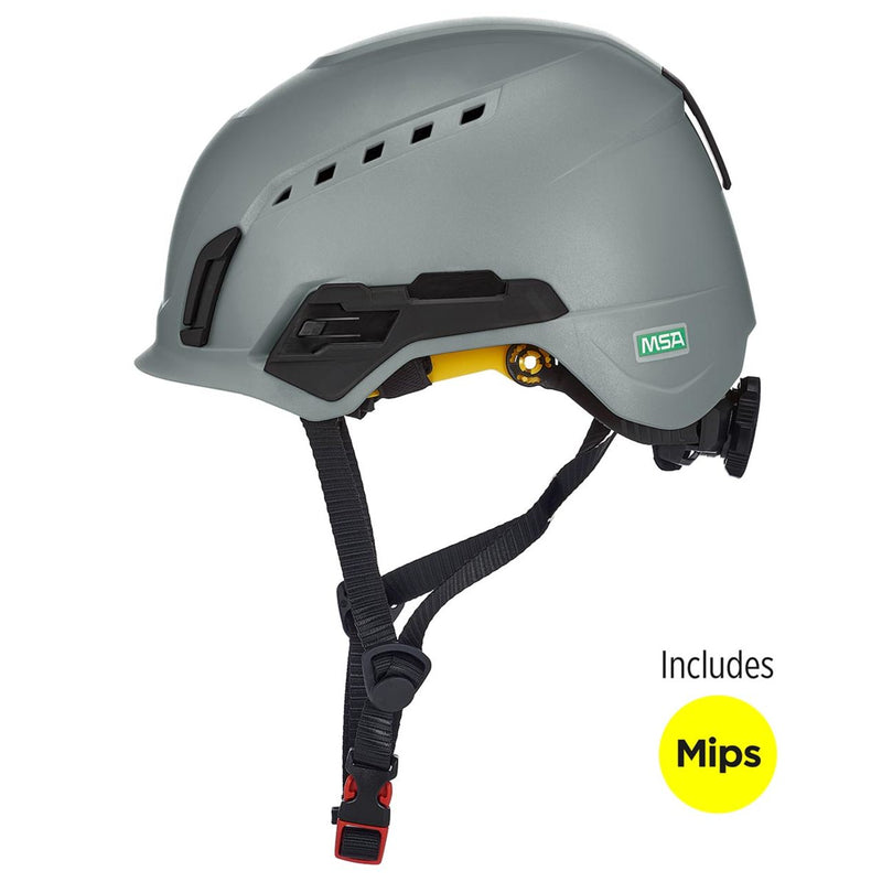 MSA V-Gard H2 Mips Type 2 Vented Safety Helmet, view 15 of 16