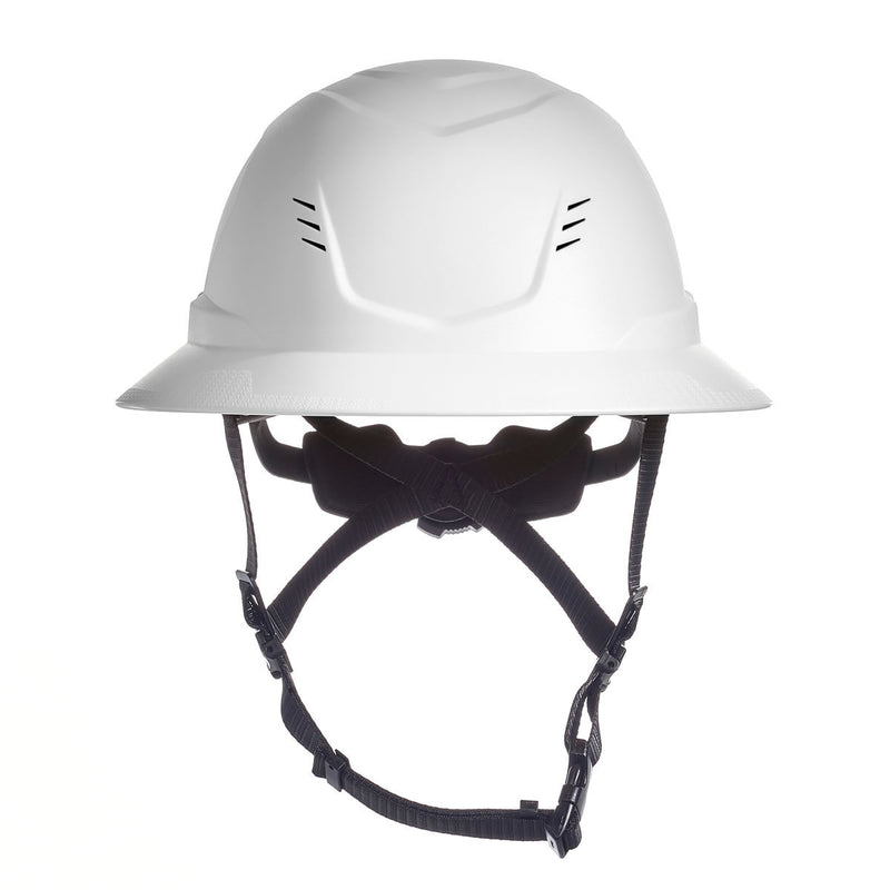 MSA V-Gard H2 Full Brim Type 2 Vented Safety Helmet, view 2 of 16
