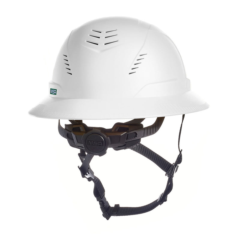 MSA V-Gard H2 Full Brim Type 2 Vented Safety Helmet, view 4 of 16