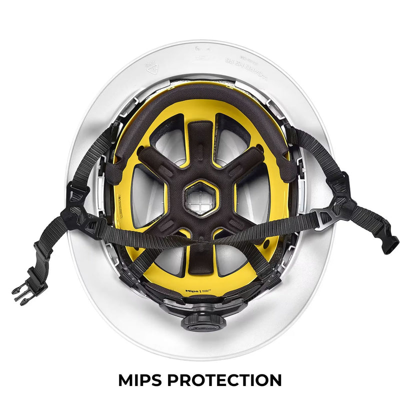 MSA V-Gard H2 Full Brim Type 2 Vented Safety Helmet, view 6 of 16