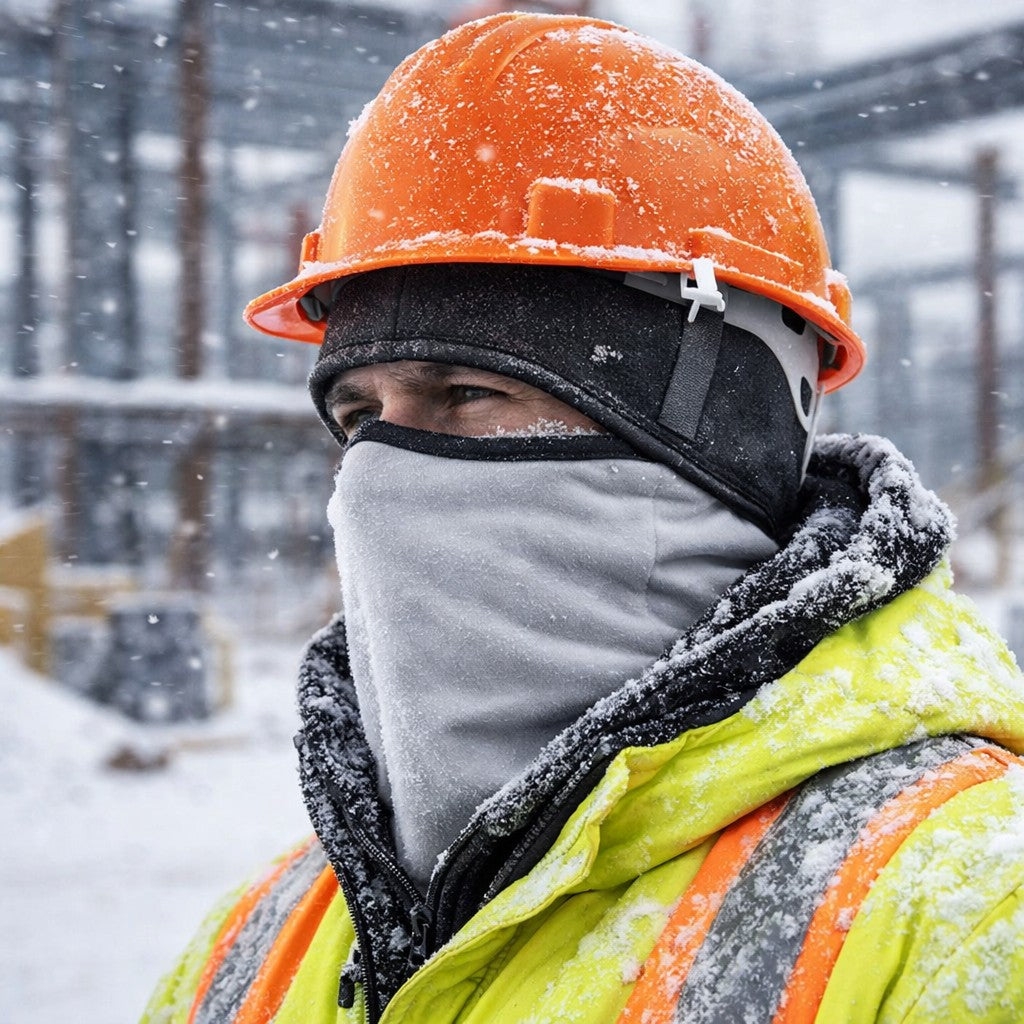 Winter Hard Hat Liner, 2-Piece Balaclava & Hard Hat Liner, BAL-2X2 Winter Hard Hat Liner, 2-Piece Balaclava & Hard Hat Liner, BAL-2X2