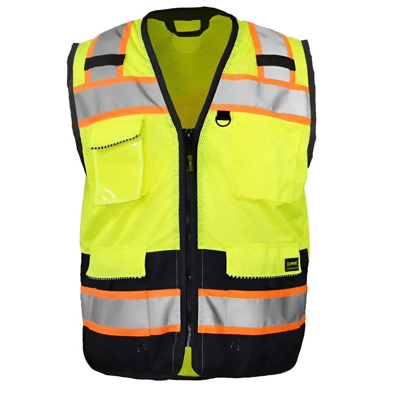 Hi-Vis Safety Vest, Lite Two-Tone Surveyor, Type R Class 2, SP-RLTS2B, view 1 of 3
