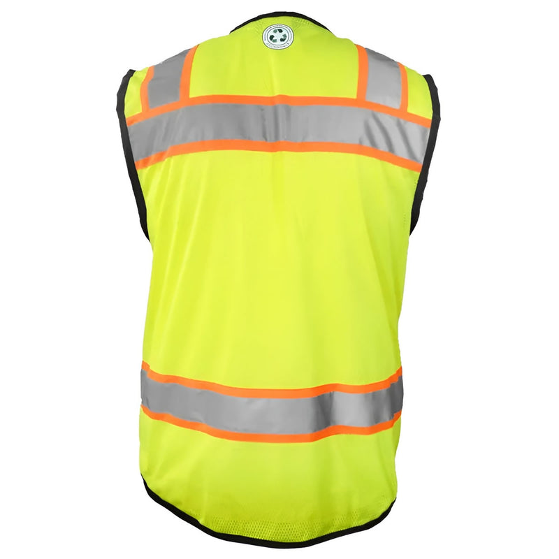 Hi-Vis Safety Vest, Lite Two-Tone Surveyor, Type R Class 2, SP-RLTS2B, view 2 of 3