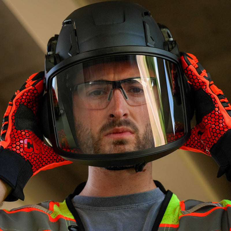Pyramex SL T2 Polycarbonate Face Shield - HPT2FV10, view 2 of 7