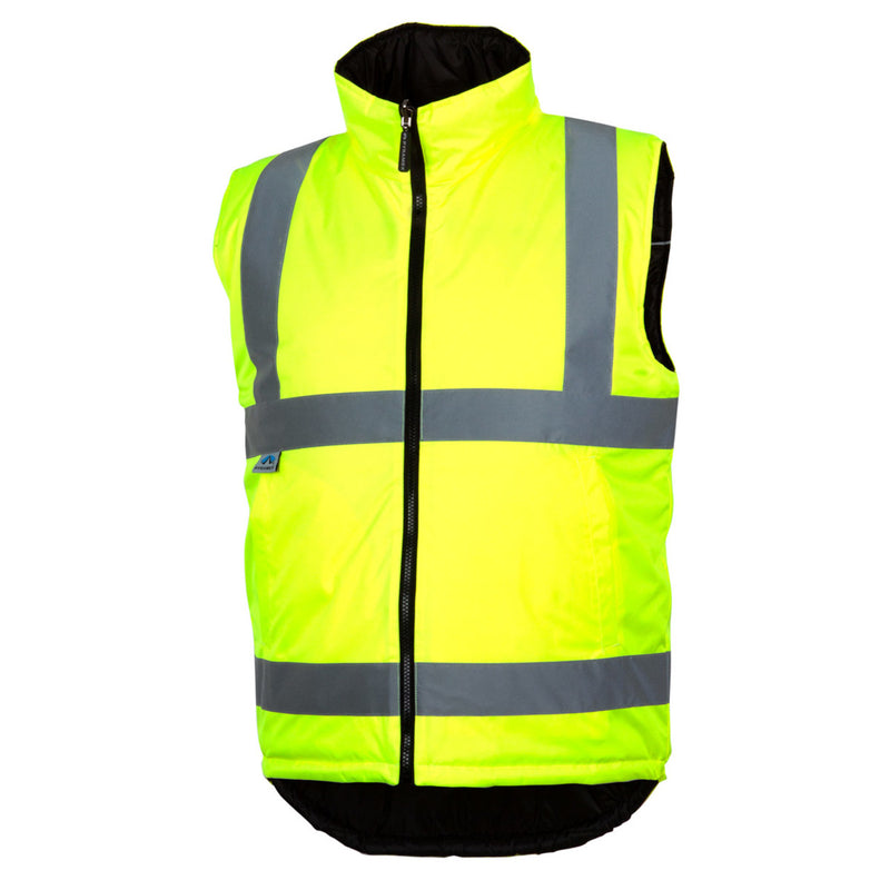 Pyramex RWVZ45 Type R Class 2 Hi-Vis Reversible Insulated Safety Vest, view 1 of 5