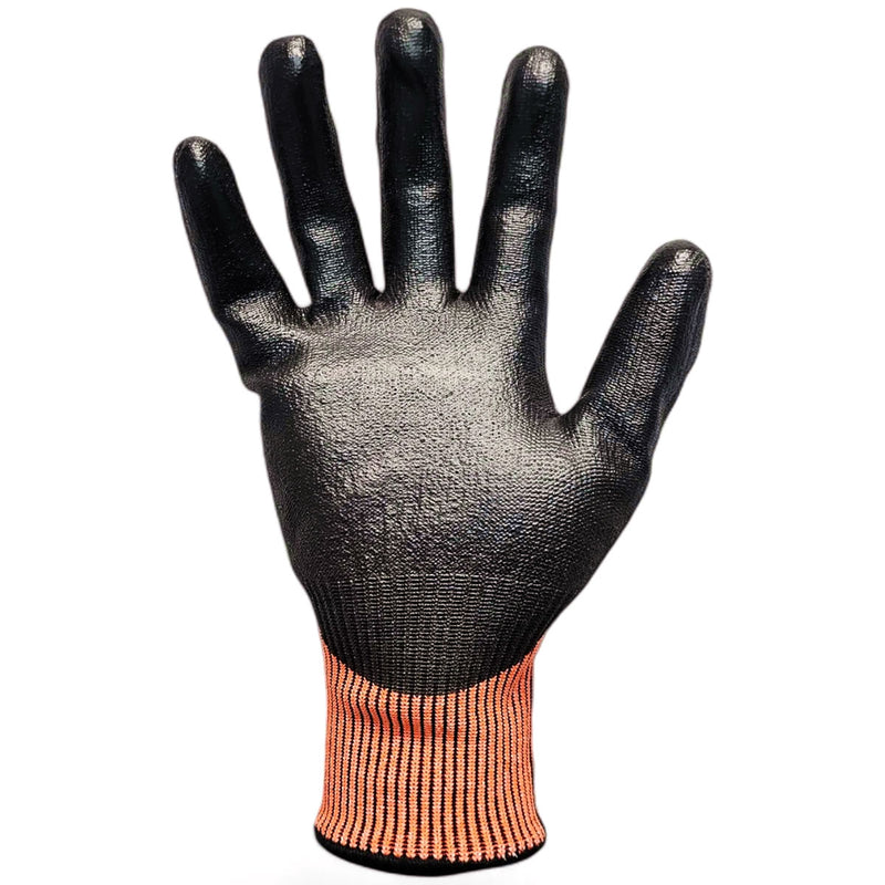 Pyramex GL404C Hi-Vis A4 Cut Polyurethane Coated Gloves, Hi-Vis Orange, view 5 of 6