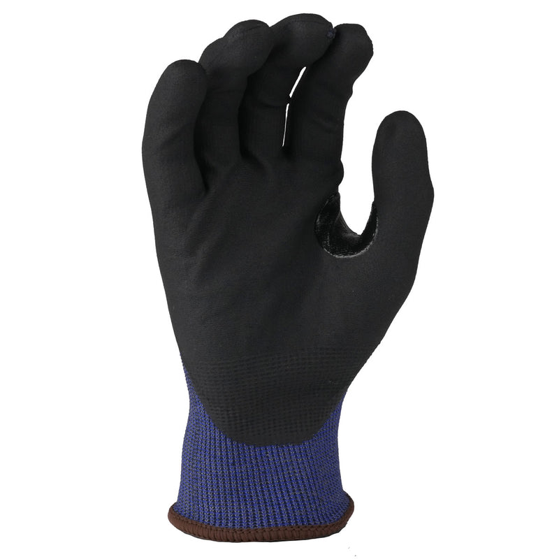 Pyramex Safety GL613C Touchscreen A4 Cut Micro-Foam Nitrile Dipped Gloves, Blue, view 3 of 8