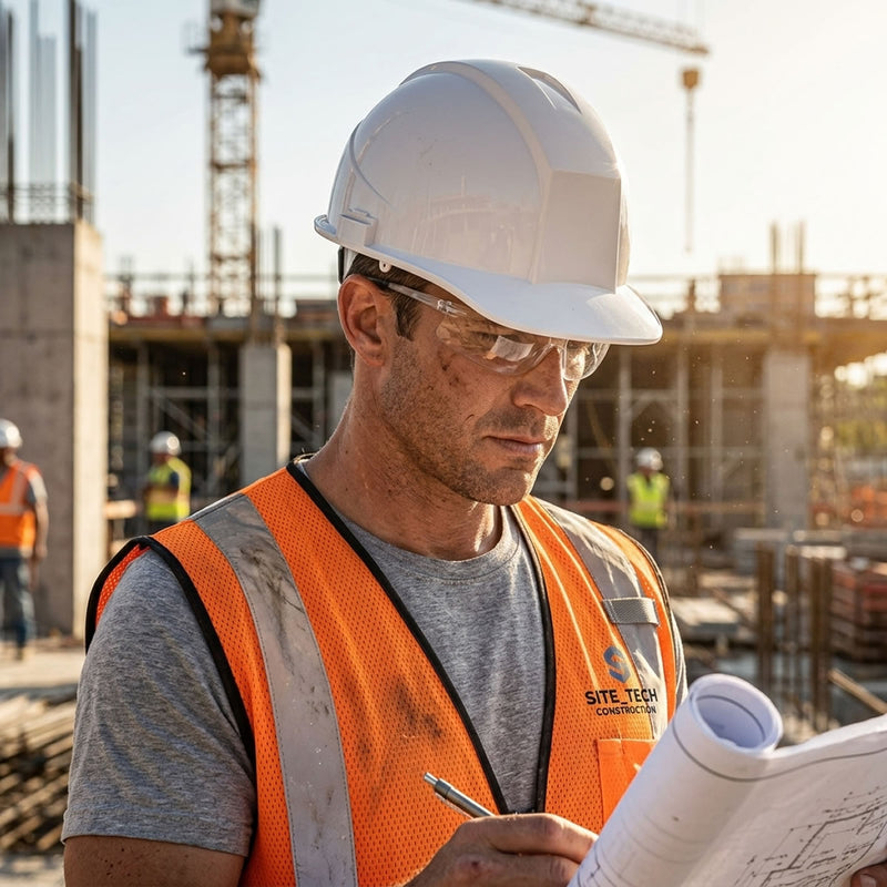 Rugged Blue Defender Cap Style Hard Hat, 6-Point Ratchet Suspension, RBH200, view 7 of 23