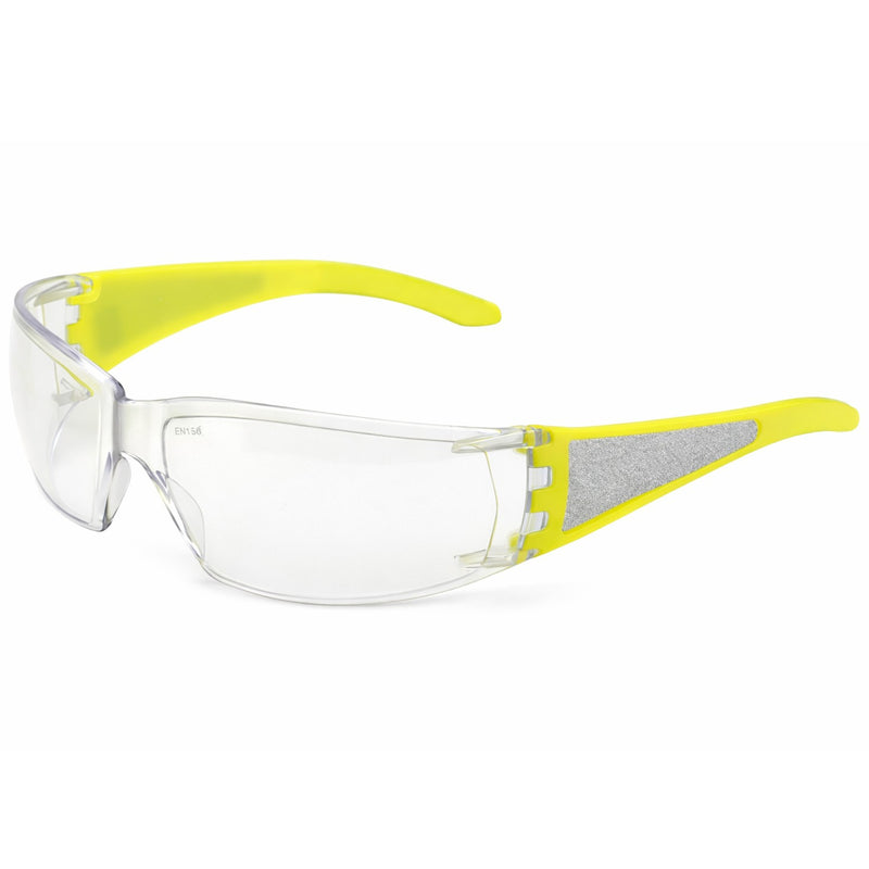Rugged Blue Vizible Hi-Vis Reflective Safety Glasses, view 1 of 8