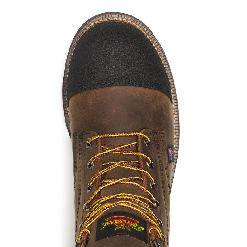 Thorogood Men's Hammerhead 6" Nano Toe Boots, 804-4137, Crazy Horse Brown, view 5 of 7