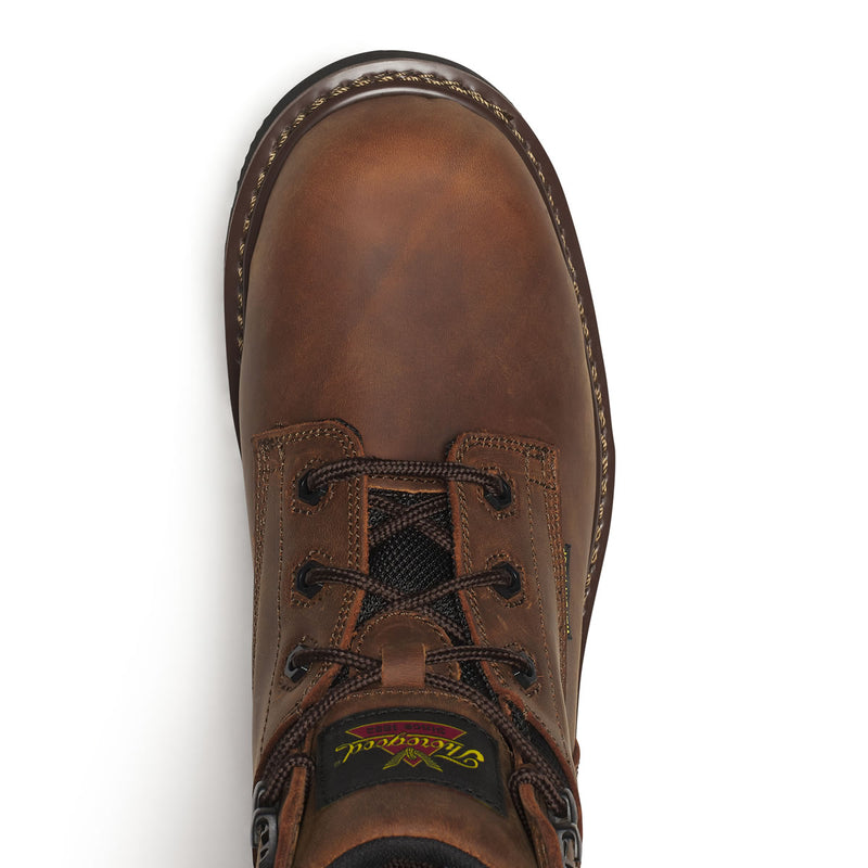 Thorogood Men's Jobsite Series 6" Waterproof Safety Toe Boots, 804-4143, Crazy Horse Brown, view 5 of 13
