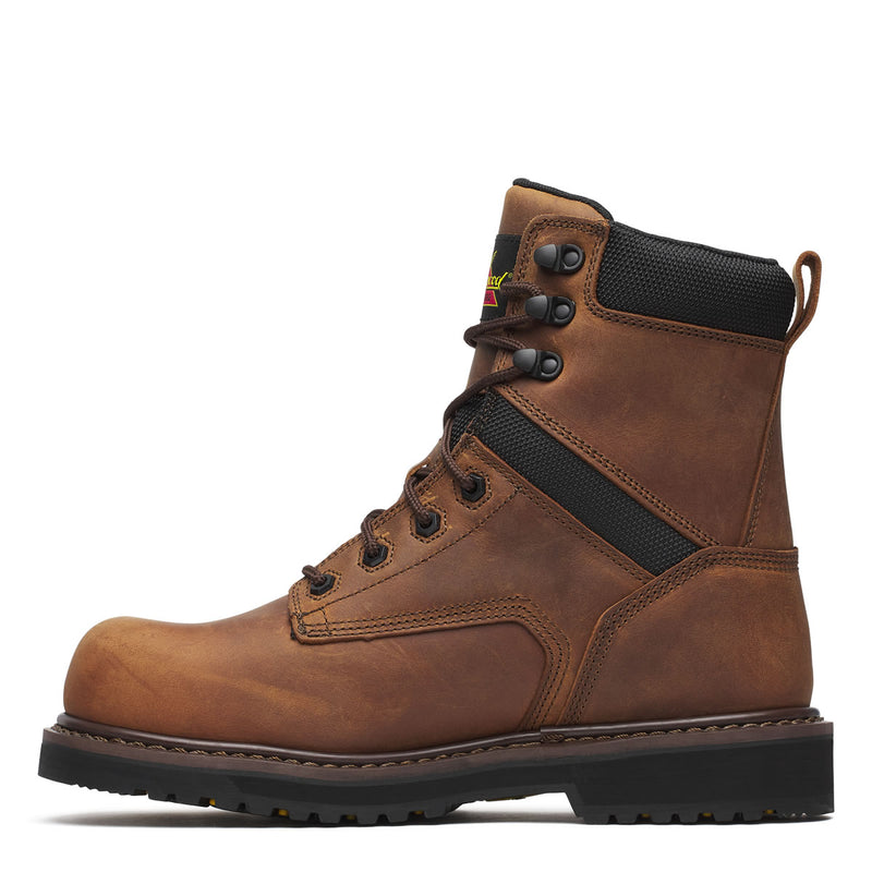 Thorogood Men's Jobsite Series 8" Waterproof Safety Toe Boots, 804-4243, Crazy Horse Brown, view 4 of 13