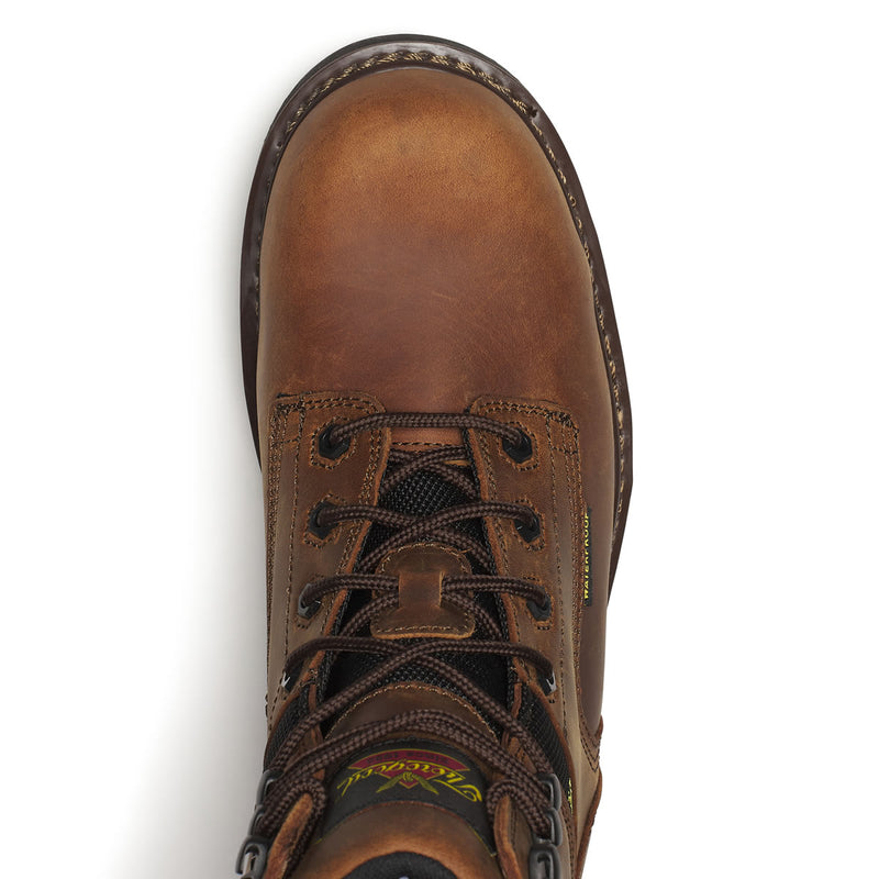 Thorogood Men's Jobsite Series 8" Waterproof Safety Toe Boots, 804-4243, Crazy Horse Brown, view 5 of 13