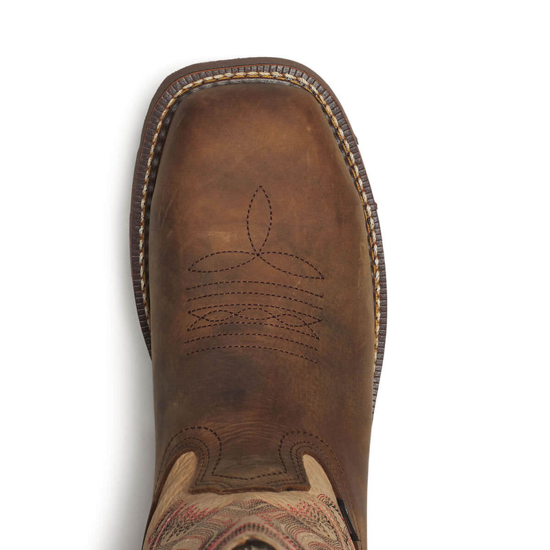 Thorogood Men's Western Work 11" Waterproof Nano Toe Boots, 804-4307, Crazy Horse Brown, view 4 of 7