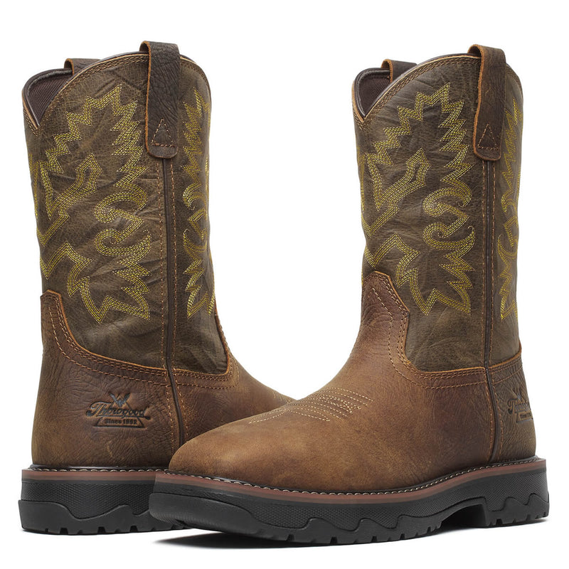 Thorogood Men's Buffalo Ridge 11" Waterproof Nano Toe Boots, 804-4342, Sage, view 2 of 7
