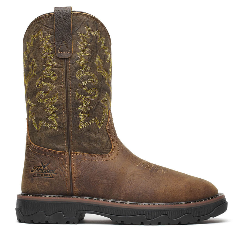 Thorogood Men's Buffalo Ridge 11" Waterproof Nano Toe Boots, 804-4342, Sage, view 3 of 7