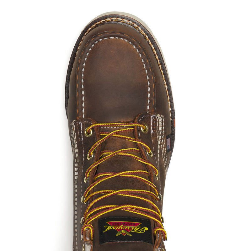 Thorogood Men's American Heritage 6" Trail Moc Toe MAXWear 90™ Safety Toe Boots, 804-4375, Crazy Horse, view 5 of 10