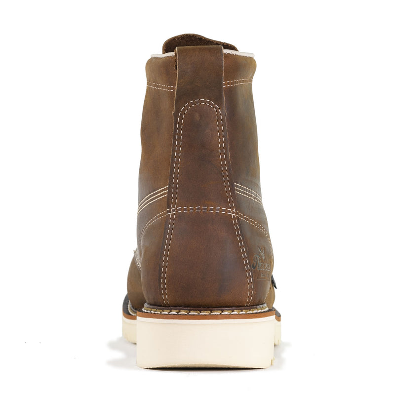 Thorogood Men's American Heritage 6" Trail Moc Toe MAXWear 90™ Safety Toe Boots, 804-4375, Crazy Horse, view 7 of 10