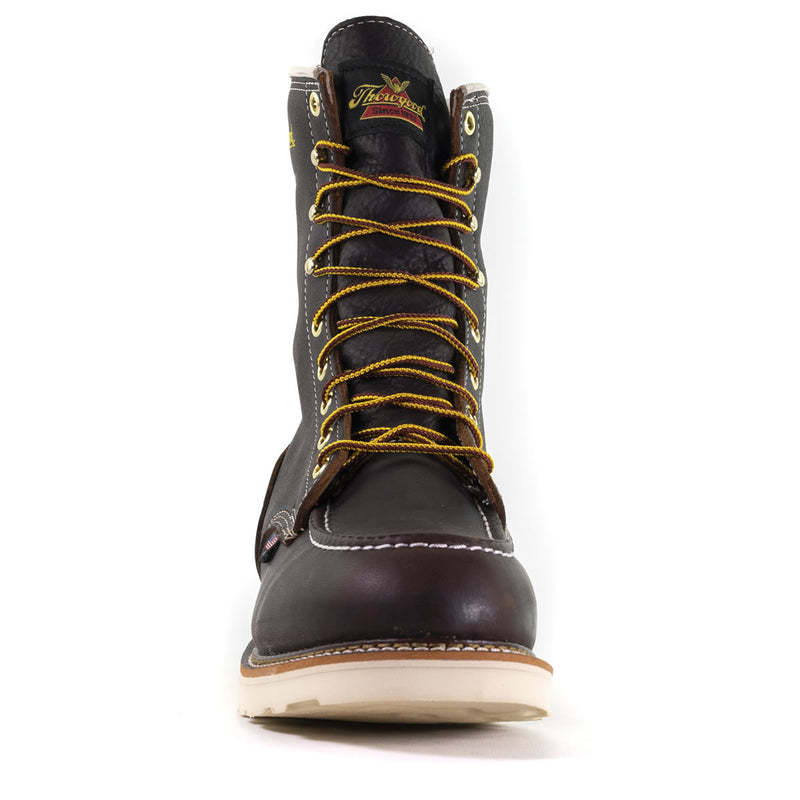 Thorogood Men's 1957 Series 8" Moc Toe MAXWear Wedge™ Waterproof Soft Toe Boots, 814-3800, Briar Pitstop, view 7 of 10