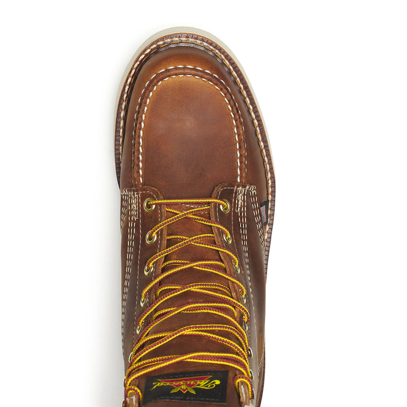 Thorogood Men's American Heritage 8" Trail Moc Toe MAXWear Wedge™ Soft Toe Boots, 814-4178, Crazy Horse, view 5 of 11