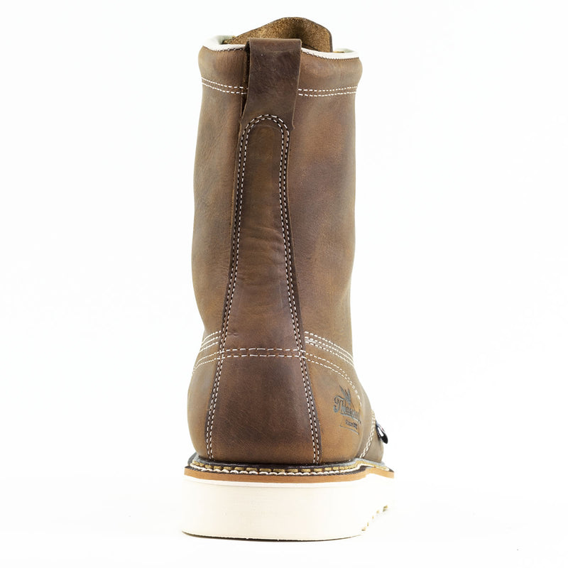 Thorogood Men's American Heritage 8" Trail Moc Toe MAXWear Wedge™ Soft Toe Boots, 814-4178, Crazy Horse, view 7 of 11