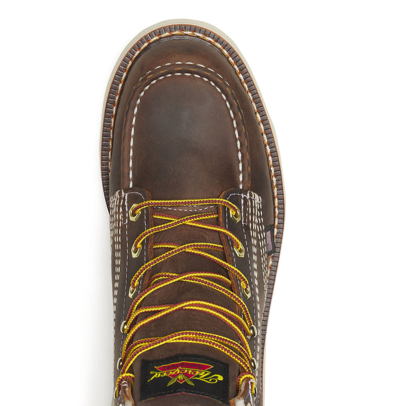 Thorogood Men's American Heritage 6" Trail Moc Toe MAXWear Wedge™ Soft Toe Boots, 814-4203, Crazy Horse, view 5 of 10