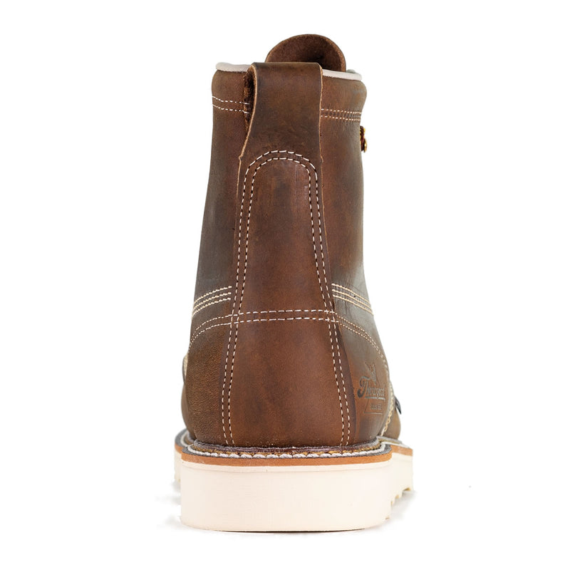 Thorogood Men's American Heritage 6" Trail Moc Toe MAXWear Wedge™ Soft Toe Boots, 814-4203, Crazy Horse, view 7 of 10