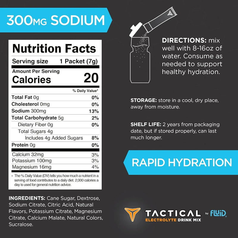 Tactical Hydration Electrolyte Drink Mix, view 7 of 25