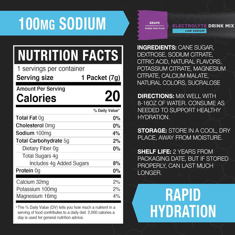 Tactical Hydration Electrolyte Drink Mix, view 9 of 25