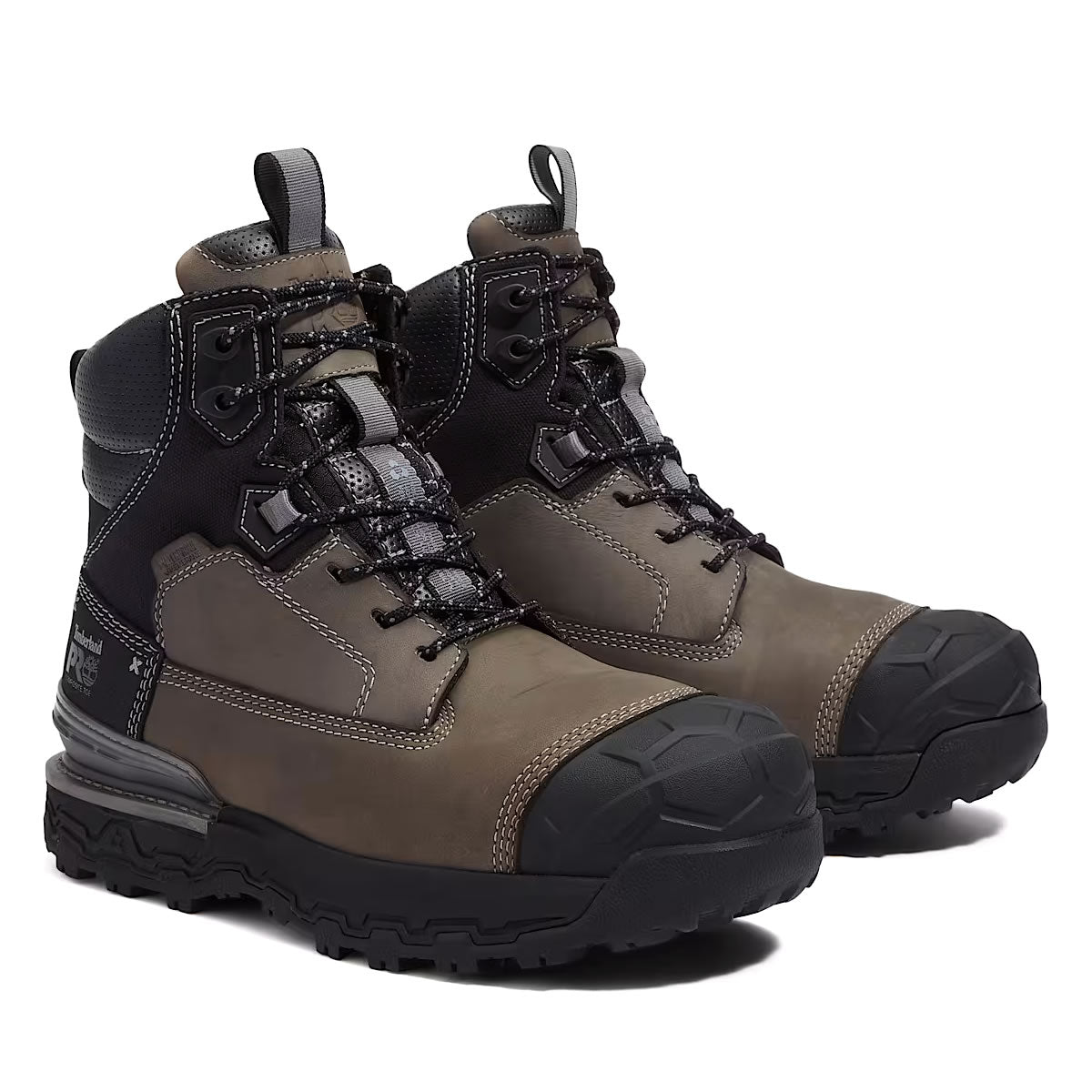 Timberland PRO Men's 6" Boondock Ultralight Comp-Toe Waterproof Work Boots, TB0A63FYA4F, Grey/Black Timberland PRO Men's 6" Boondock Ultralight Comp-Toe Waterproof Work Boots, TB0A63FYA4F, Grey/Black