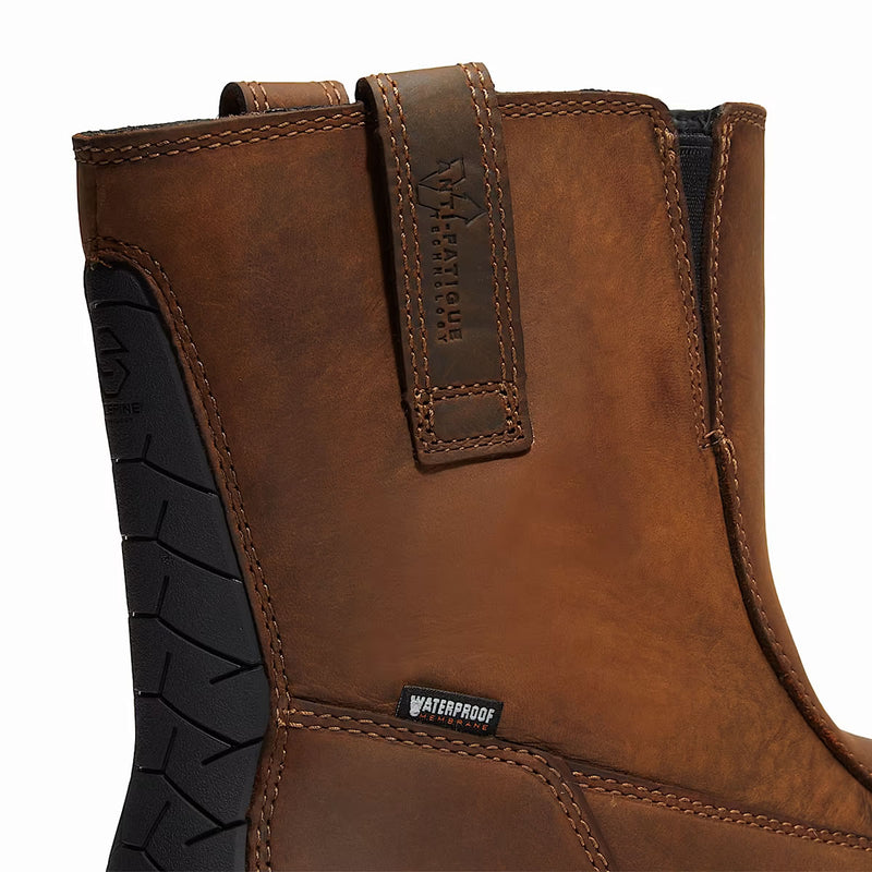Timberland PRO Men's True Grit Chelsea Soft-Toe Waterproof Boots, TB0A64BFEM4, Brown, view 5 of 7