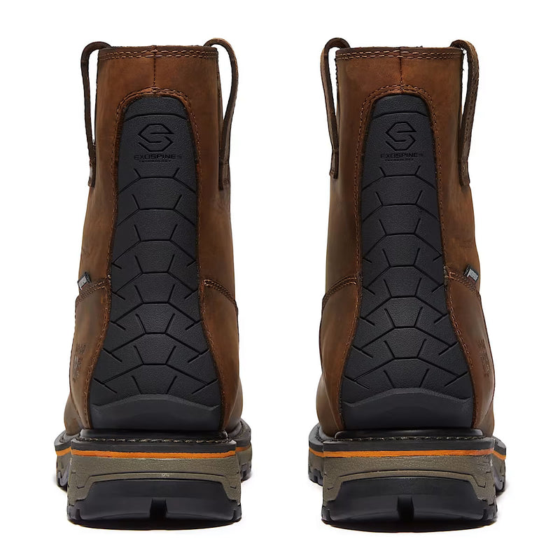 Timberland PRO Men's True Grit Chelsea Soft-Toe Waterproof Boots, TB0A64BFEM4, Brown, view 6 of 7