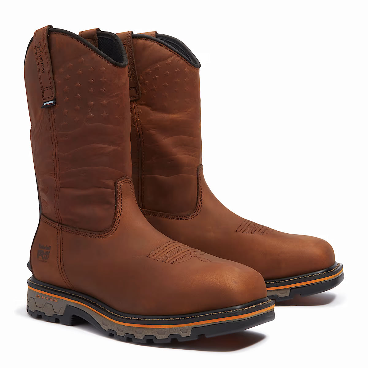Timberland PRO True Grit USA Pull-On Comp-Toe Waterproof Boots, Brown, Medium Timberland PRO True Grit USA Pull-On Comp-Toe Waterproof Boots, Brown, Medium