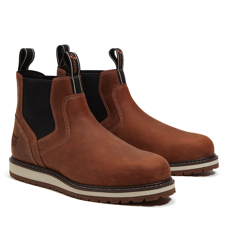 Timberland PRO Irvine Chelsea Soft Toe Boots, Brown, Medium, view 2 of 7