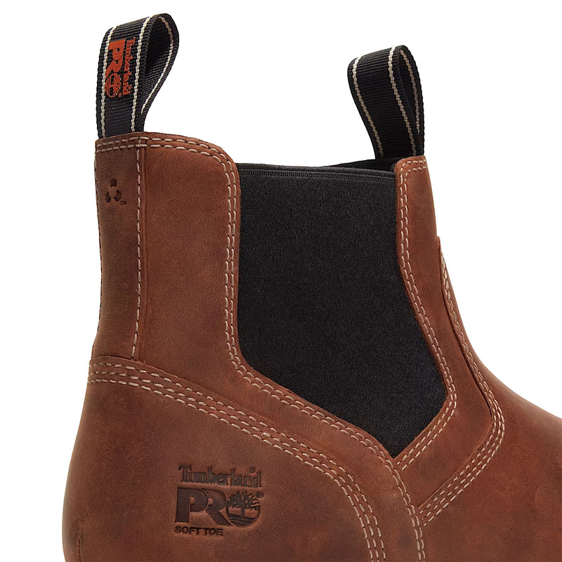 Timberland PRO Irvine Chelsea Soft Toe Boots, Brown, Medium, view 5 of 7