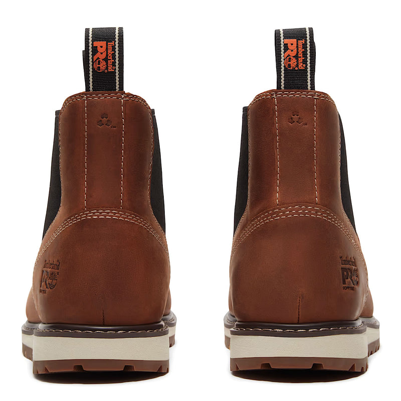 Timberland PRO Irvine Chelsea Soft Toe Boots, Brown, Medium, view 6 of 7