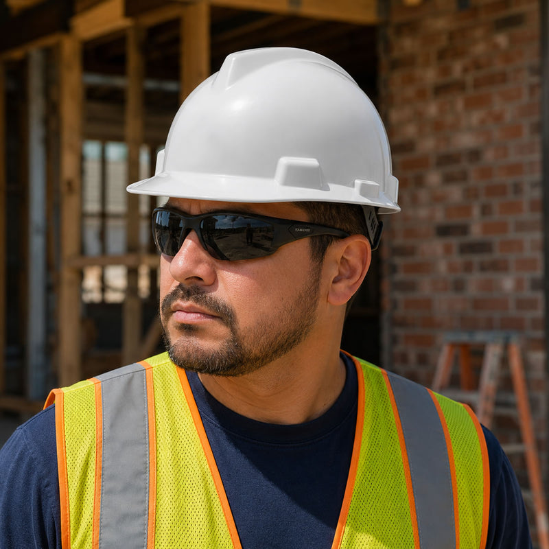 MSA V-Gard Cap Style Hard Hat Staz-On 4-Point Suspension, view 21 of 21